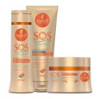 Haskell Kit SOS Verão Shampoo, Leave-in e Máscara (3 Itens)