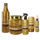 Forever Liss Kit Banho de Verniz Reconstrução 1Kg (5 itens)