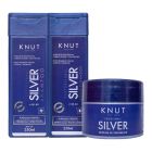 KNUT Kit Silver Shampoo, Condicionador e Máscara (3 Produtos)