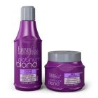 Forever Liss Platinum Blond Kit Matizador Shp 300ml+ Mascara 250g