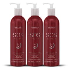 Borabella Kit Revenda 3 SOS Extreme Reconstrutor - 240ml