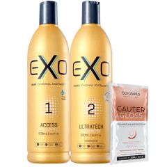 Exo Hair Kit Exoplastia Alisamento Progressiva S/ Formol - 2x500ml