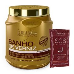 Forever Liss Banho de Verniz Mascara Hidratação e Brilho - 1kg 