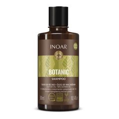 Inoar Botanic Shampoo Óleo De Rícino e Macadâmia 300ml