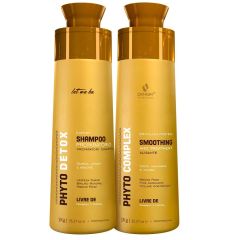 Let Me Be Detox e Alisante Phyto Complex Smoothing Kit - 2x1000ml