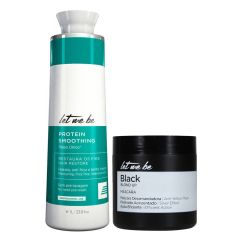 Kit Progressiva Let Me Be 1L s/F + Máscara Black Blond Up 500g