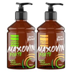 Maxy Blend Maxovin Forte Crescimento Shampoo e Máscara 2x500ml