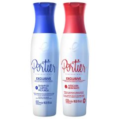 Portier Fine Exclusive Escova Progressiva Kit - 2x500ml