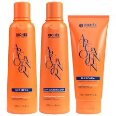 Richée Professional Argan e Ojon Kit Home Care (3 Produtos)