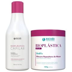 Richée Bioplástica Capilar BioBtx Repositor 500g + Shampoo 300ml