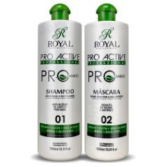 Royal Kit Protanino Pro Active Progressiva Sem Formol - 2x1Litro