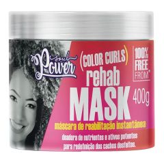 Soul Power Color Curls Rehab Mask Máscara - 400g